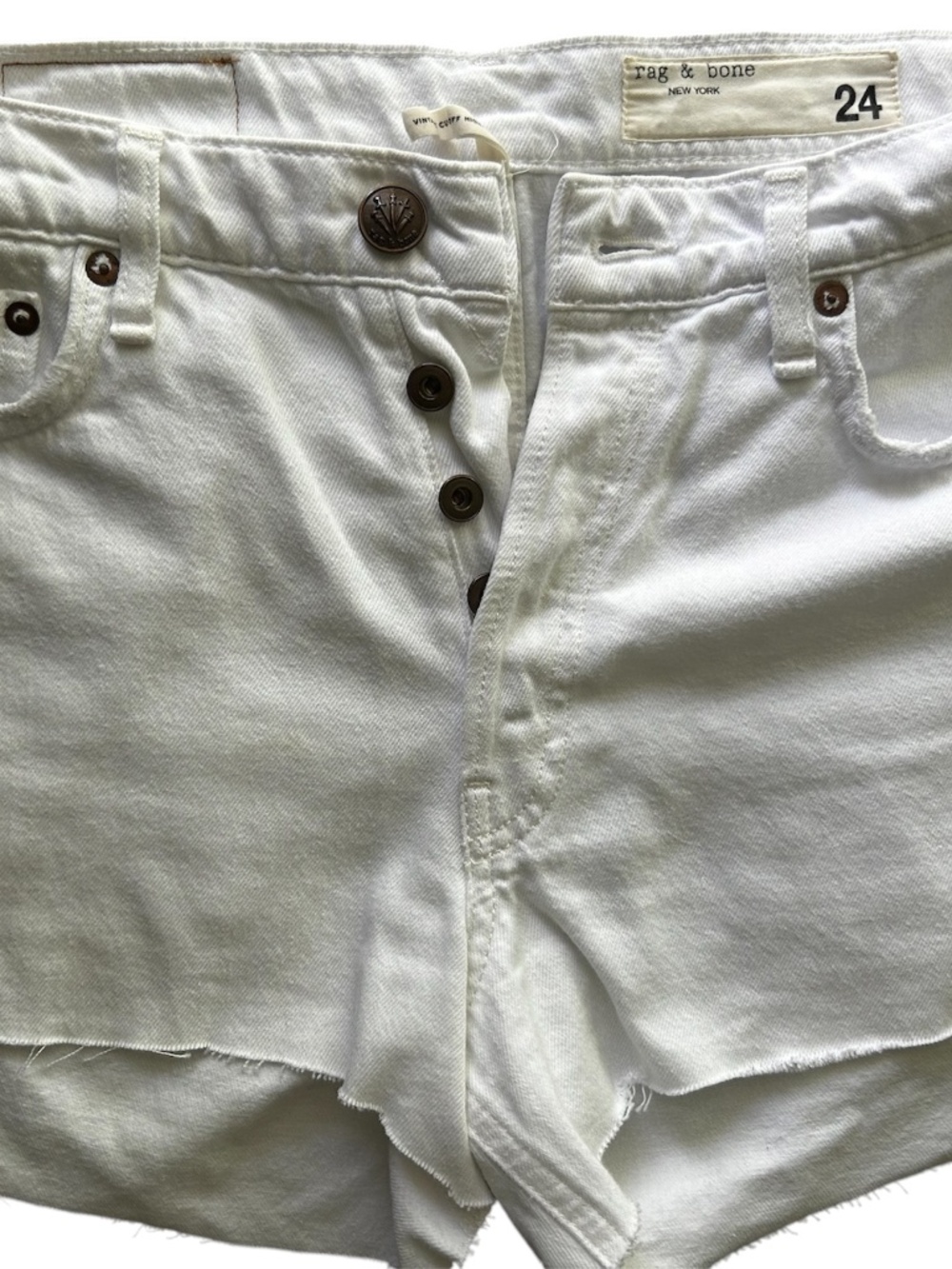 Rag & Bone denim cutoff shorts
